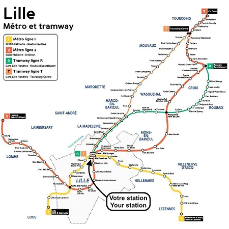 Grand Place - And Equipped Studio! ליל